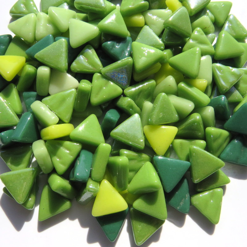 Geometric Glass Tiles
