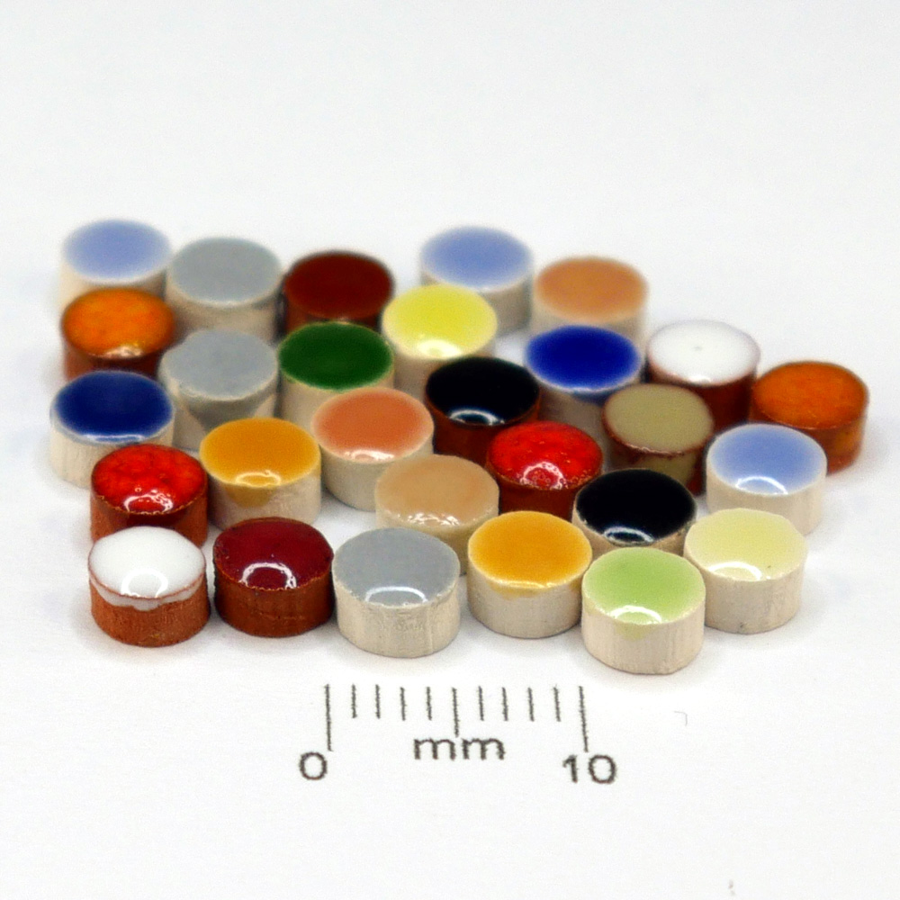 5mm Micro Ceramic Glazed Shapes