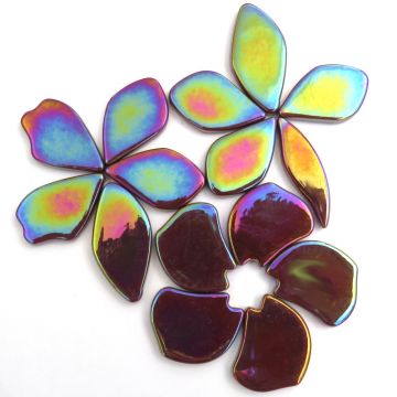 Pearlised Fallen Petals: Bordeaux 098P