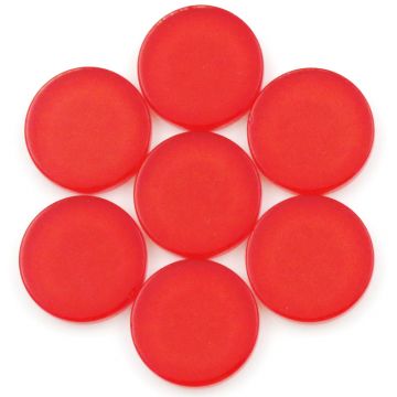 Circle 20mm: Carmine H035 (7 pieces)