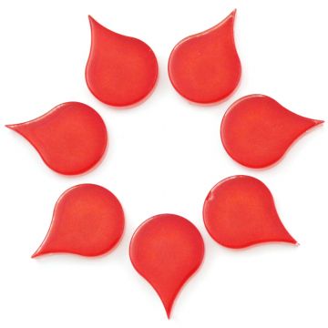 Raindrop: Carmine H035 (7 pieces)