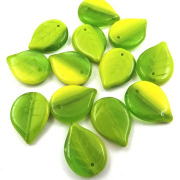 Leaf 18mm: Lime Yellow