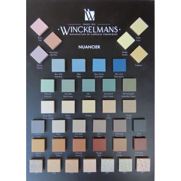 Winckelmans Porcelain: Sample Card
