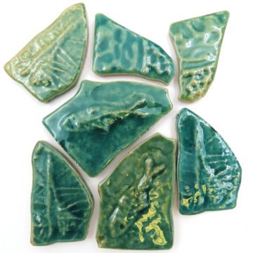 Large Puzzles: Marine Carving Teal (disc)