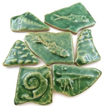 Large Puzzles: Marine Carving Green (disc)