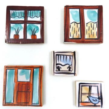 Handmade Door and Windows (set of 5)