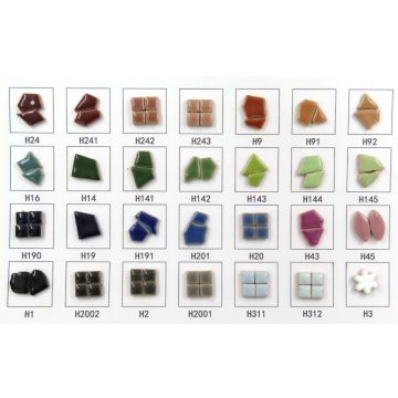 Glazed Ceramic 0.5x0.5 and 1x1cm