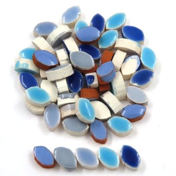 8mm Mini Petal: Bleu Mix