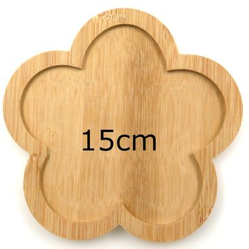 Wood Trivet: 15cm Flower