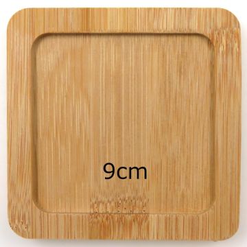 Wood Coaster: 9cm Square (set of 2)