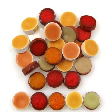 Mini Round: Orange Mix (+/-59pcs)
