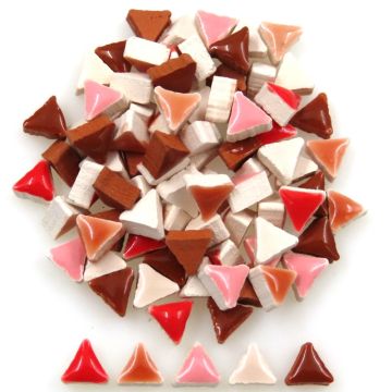 5mm Micro Triangle: Rouge Mix