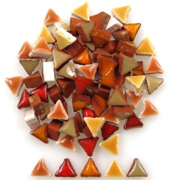 5mm Micro Triangle: Orange Mix