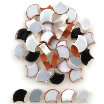 8mm Mini Scales: Noir/Blanc Mix