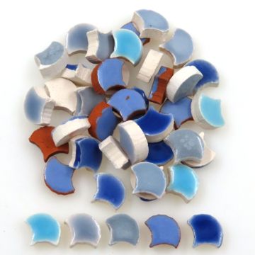8mm Mini Scales: Bleu Mix