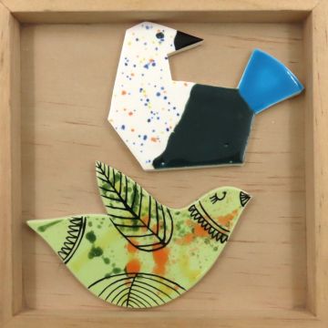 Large Bird: Porcelain High Fired