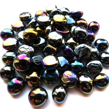 4377 Mini Black Opalescent