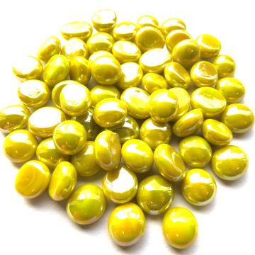 4385 Mini Yellow Opalescent