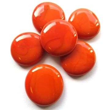 XL Orange Marble: set of 6