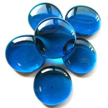 XL Turquoise Crystal: set of 6