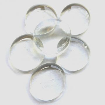 XL Clear Crystal: set of 6