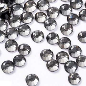 Rhinestone Antique Silver 4-5mm