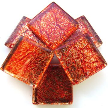 RBJB1027 Amber Foil: 49 tiles