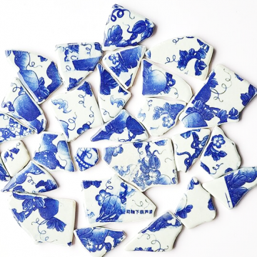 Large Puzzles: Squash Blossom (Blue) 07 (disc)