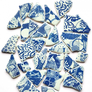 Large Puzzles: Blue Patterns 15 (disc)