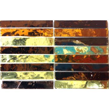 Golden Brown Mirror: 15 tiles