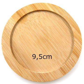 Wood Coaster: 9,5cm Round (set of 2)
