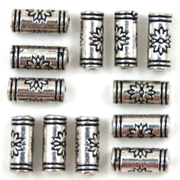 Silver Cylinder (set of 12)