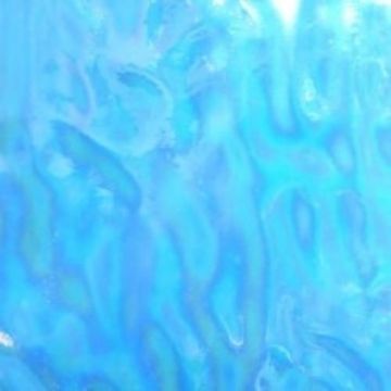 Turquoise Ripple Iridised (disc)