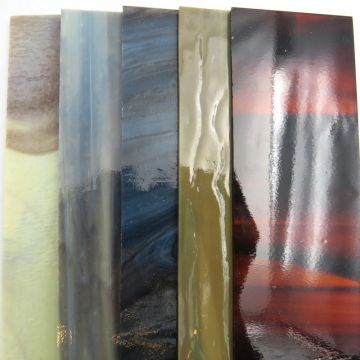 Fusible Earth: 5 pieces of 5x15cm (disc)