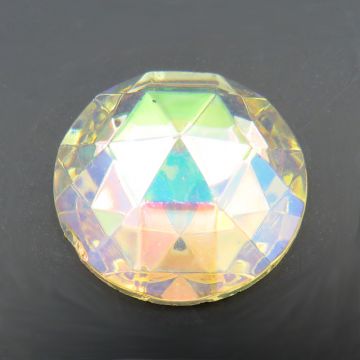 Simulated Gem 25mm: Crystal