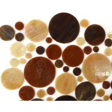 Brown Leather Circles