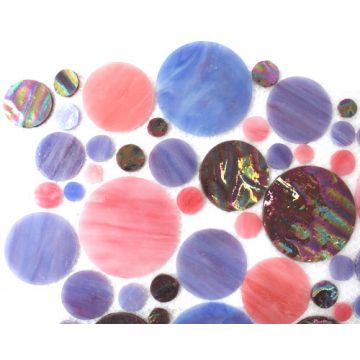 Pink and Purple Petals Circles
