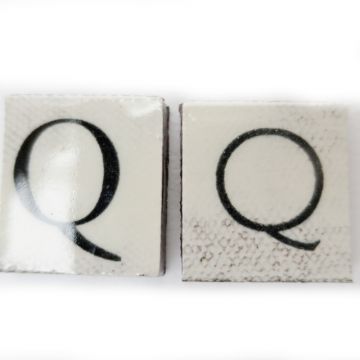 Vintage Letter Q