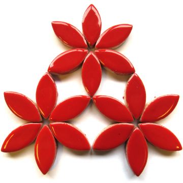 25mm Petal: H401 Poppy Red 
