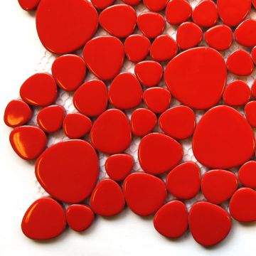 H401 Poppy Red Pebble