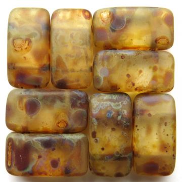Pillows: 9x17mm: Tortoiseshell (8pcs)