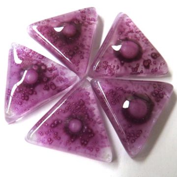 Bubblicious Triangles: Clematis (5 pieces)