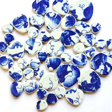 Loose Pebbles: Blue Squash Blossom: 02