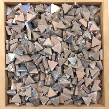 Iridised Ceramic Triangles: M2 Pearl Grey (25g)