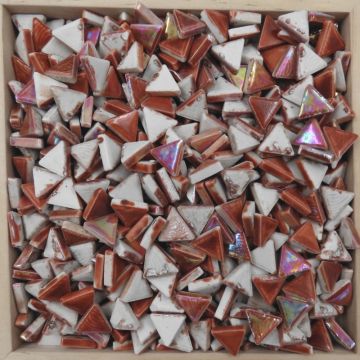 Iridised Ceramic Triangles: M8 Pearl Russet