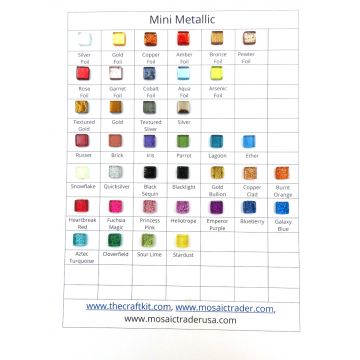 10mm Metallic: Foil, Glitter, Luster, Electro-plate