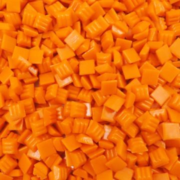 Mini Murano: True Orange 384:  Loose