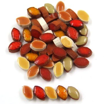 8mm Mini Petal: Orange Mix (500pcs)