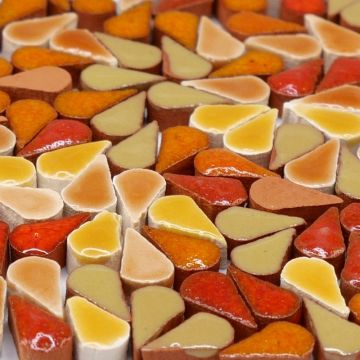 8mm Mini Teardrop: Orange Mix (500pcs)