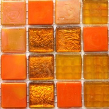 Solar Orange: 25 tiles